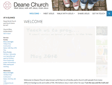 Tablet Screenshot of deanechurch.org